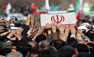 مردم بهشهر با پیکر مطهر ۲ شهید گمنام وداع کردند