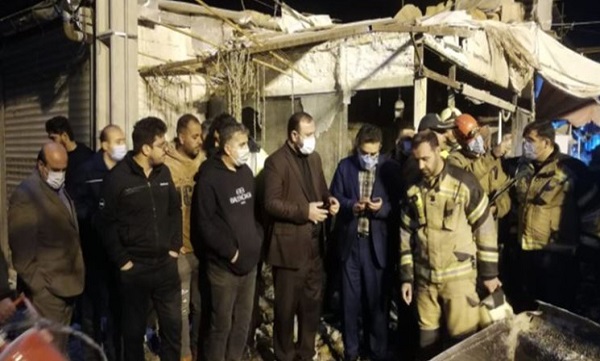 حضور دادستان تهران در محل آتش‌سوزی بازار گل شهید محلاتی/ صدور دستورات ویژه قضایی برای بررسی علل حادثه