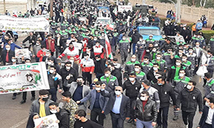 مردم شوش با حضور گسترده شان در راهپیمایی 22 بهمن، خالق حماسه ای دیگر شدند