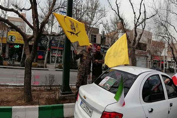 حضور لشکر فاطمیون در راهپیمایی جشن انقلاب اسلامی