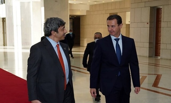 امارات رهبری تلاش‌های عربی برای تعامل با نظام سوریه را بر عهده دارد