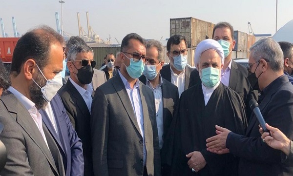 جزئیات بازدید ۳ ساعته رئیس قوه قضائیه از بندر شهید رجایی