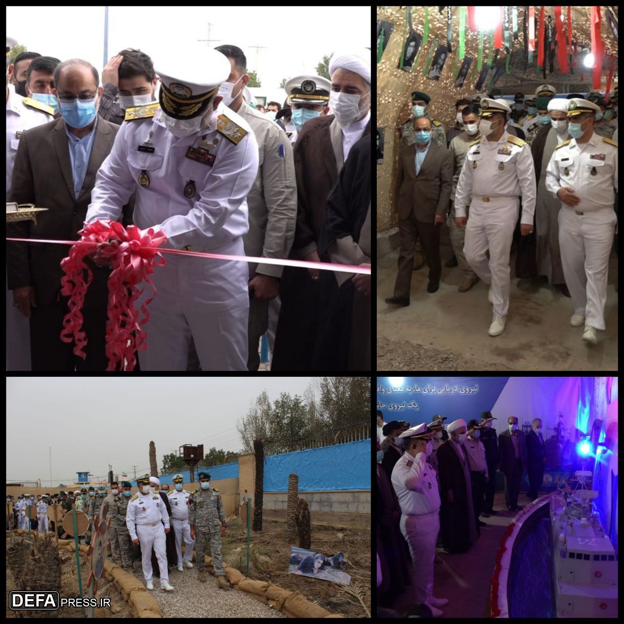افتتاح نمایشگاه راهیان نور نیروی دریایی ارتش