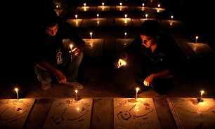 برگزاری مراسم شب قدر شهدایی در چالوس