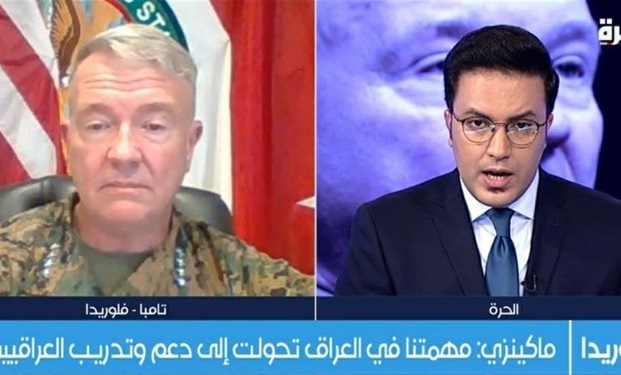 فرمانده تروریست‌های سنتکام:‌ به زودی عراق را ترک نخواهیم کرد