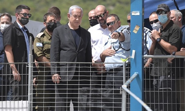 «هو» شدن نتانیاهو هنگام حضور در صحنه حادثه مرگبار در فلسطین اشغالی