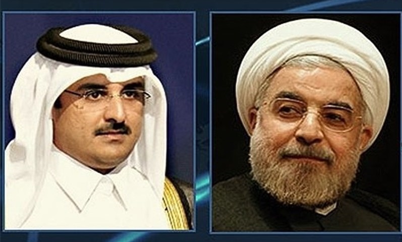 تاکید روحانی و امیر قطر بر توقف فوری حملات علیه فلسطین/ سازمان همکاری‌های اسلامی فعال‌تر شود