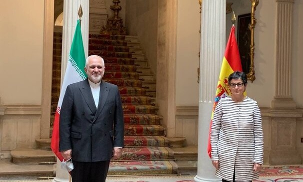 ظریف با وزیر امور خارجه اسپانیا دیدار کرد