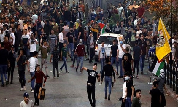 حمله نیروهای امنیتی رژیم صهیونیستی به سوی تظاهرات کنندگان در کرانه باختری