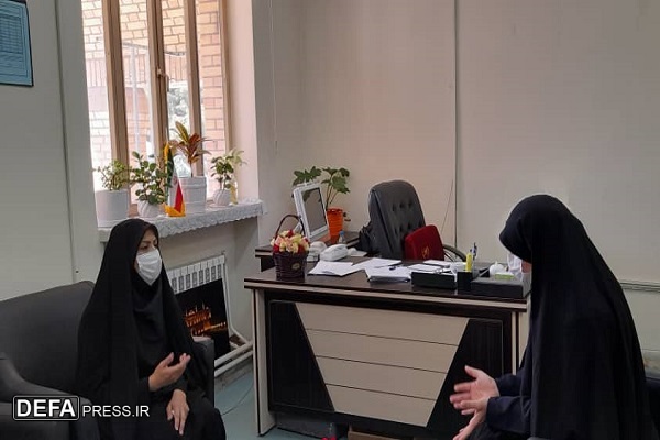 دیدار رئیس دایره مشارکت زنان در دفاع مقدس با سرپرست امور بانوان استانداری کرمان