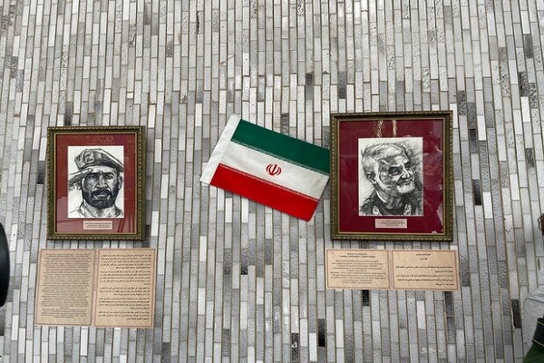 تمثال حاج قاسم سلیمانی وسرداران مقاومت دردانشگاه دوستی ملل روسیه