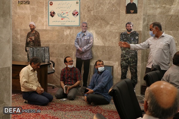 برگزاری جلسه هم اندیشی مراسم سالروز عملیات آزاد سازی مهران در قم+ تصاویر