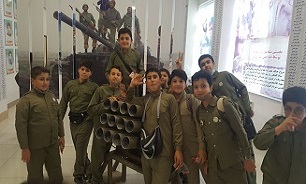 بازدید اعضای کانون «یاوران مهدی» از موزه دفاع مقدس اردبیل
