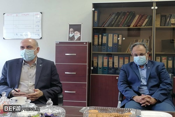 دیدار مدیرکل حفظ آثار دفاع مقدس کرمان با معاون اقتصادی و توسعه مدیریت فرودگاه های استان