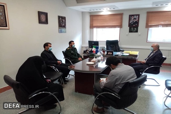 دیدار مدیرکل حفظ آثار دفاع مقدس کرمان با معاون اقتصادی و توسعه مدیریت فرودگاه های استان