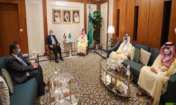 وزیر خارجه عراق با همتای سعودی خود در ریاض دیدار کرد