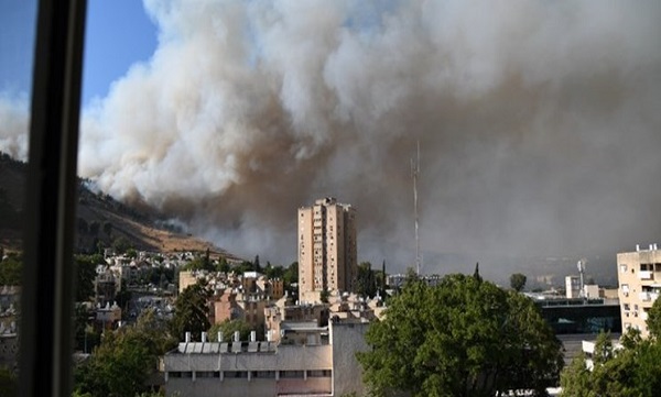 آتش‌سوزی گسترده در یک پایگاه نظامی رژیم صهیونیستی در نزدیکی مرز لبنان