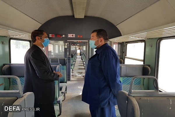 جانمایی ۲ واگن قطار مسافربری در مرکز فرهنگی دفاع مقدس استان سمنان