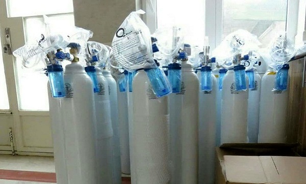 ارسال فوری ۵۰۰ کپسول ۴۰ لیتری اکسیژن به استان خوزستان