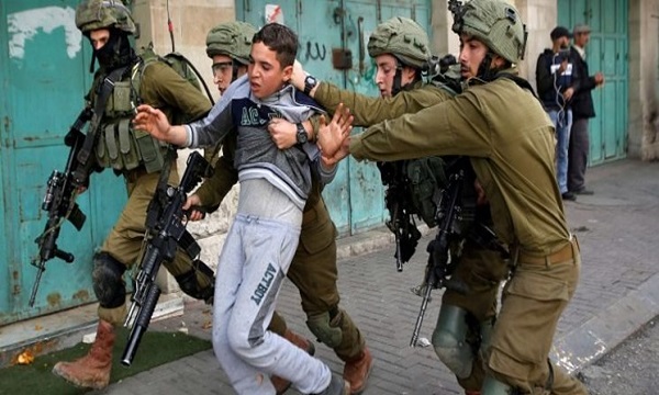 بازداشت ۱۰۰۰ کودک فلسطینی از آغاز سال میلادی تاکنون