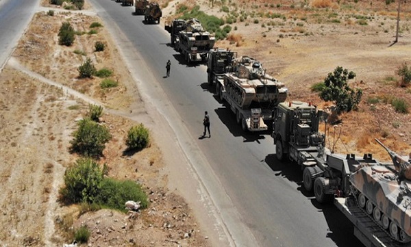 آمریکا کاروان جدیدی از تسلیحات و تجهیزات نظامی وارد شرق سوریه کرد