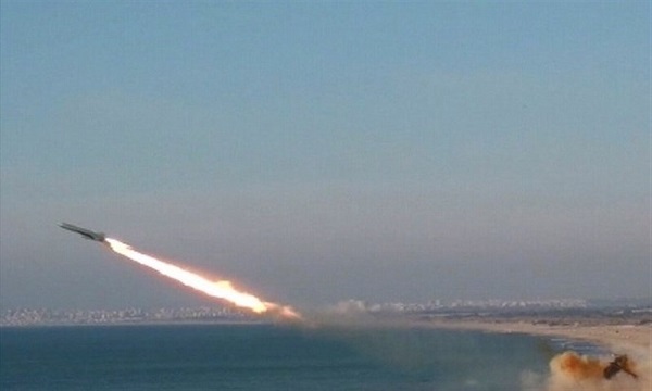 جنبش حماس موشک جدیدش را آزمایش کرد