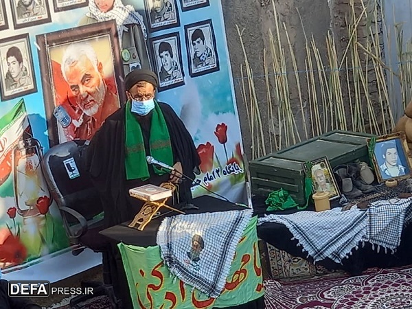 مراسم بزرگداشت ۱۸ شهید روستای جنت آباد قم برگزار شد