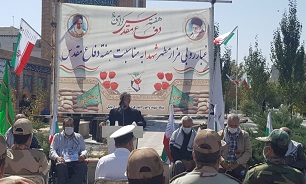 برگزاری آیین عطرافشانی مزار شهدا در استان اردبیل