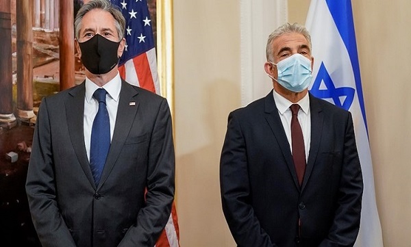 وزیر خارجه رژیم صهیونیستی با همتای آمریکایی درباره ایران گفتگو می‌کند