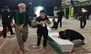 مردم اهواز میزبان شهدای تازه تفحص شده در حسینیه ثارالله شدند
