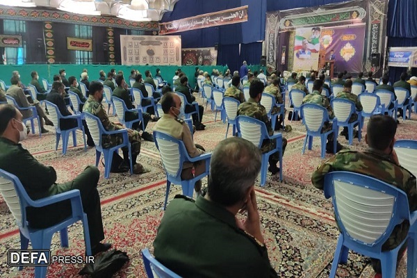 وداع با جانباز شهید «حسینی‌پور» در کرمان + تصاویر
