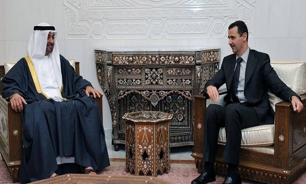 بشار اسد با ولی عهد ابوظبی تلفنی گفت‌وگو کرد