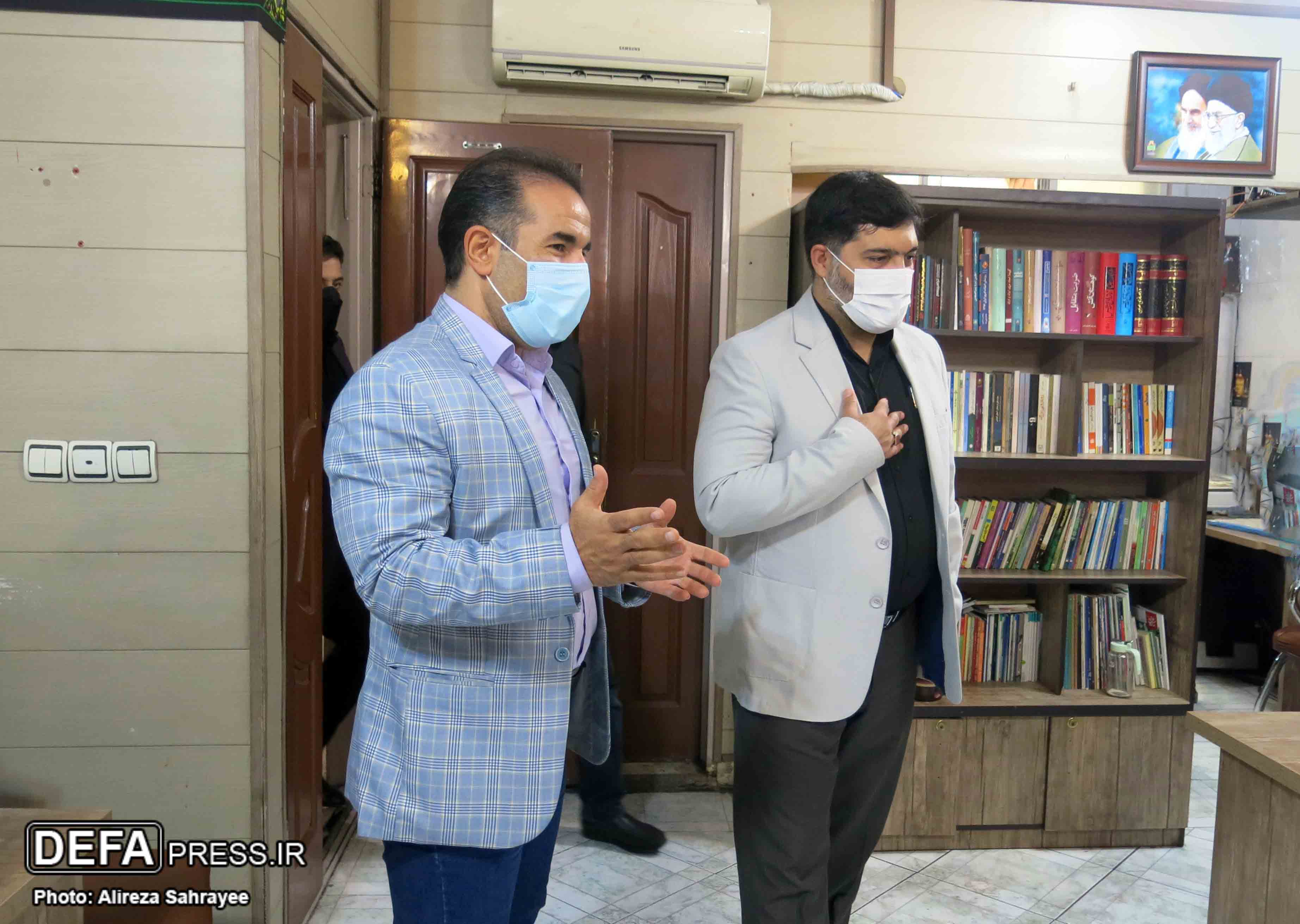 بازدید سخنگوی شورای اسلامی شهر تهران از خبرگزاری دفاع مقدس + تصاویر
