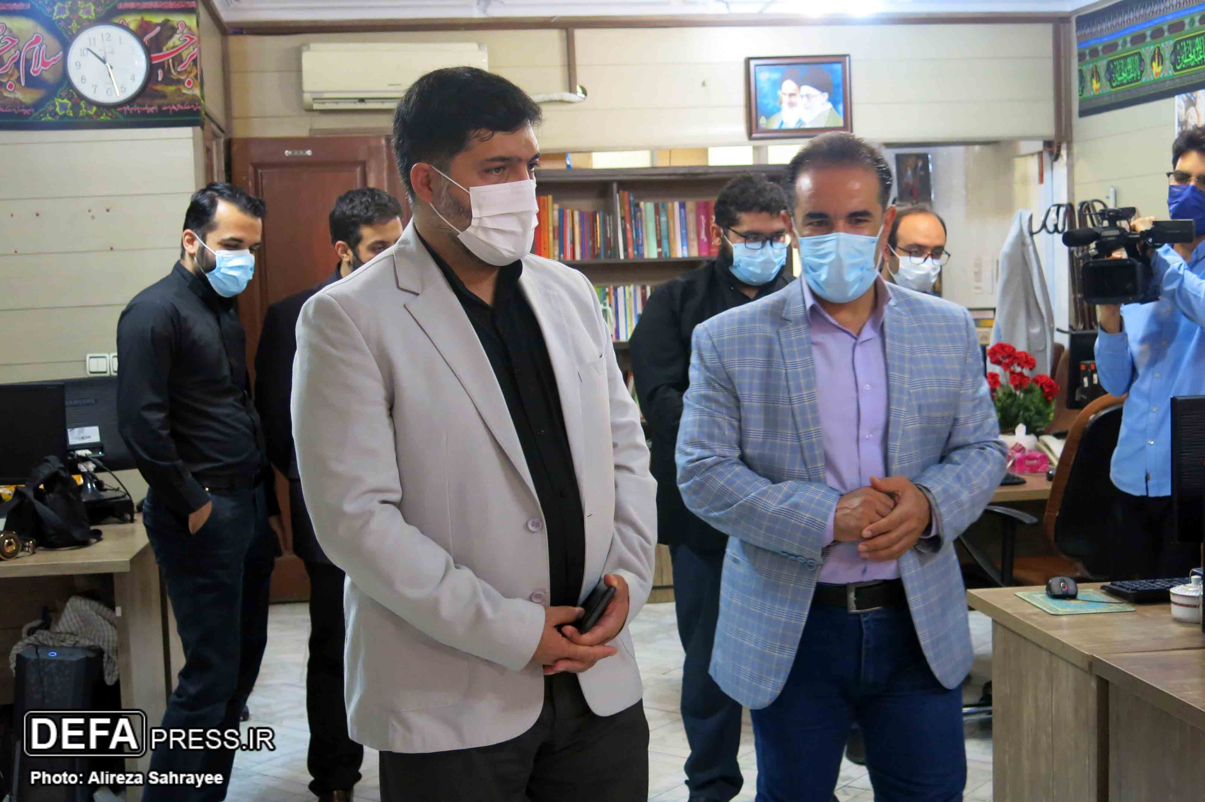 بازدید سخنگوی شورای اسلامی شهر تهران از خبرگزاری دفاع مقدس + تصاویر