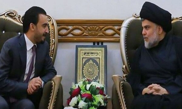 «مقتدی صدر» و «محمد الحلبوسی» با یکدیگر دیدار کردند