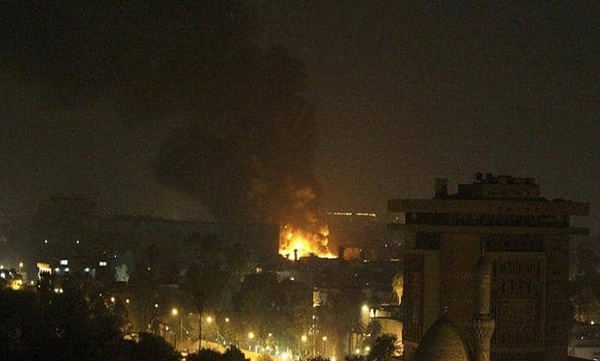 صابرین نیوز: ۵ انفجار مهیب در منطقه سبز بغداد رخ داد