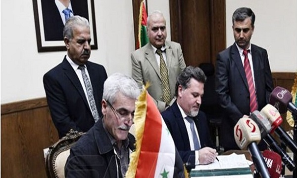 امارات و سوریه اولین قرارداد همکاری را پس از ۱۰ سال امضا کردند