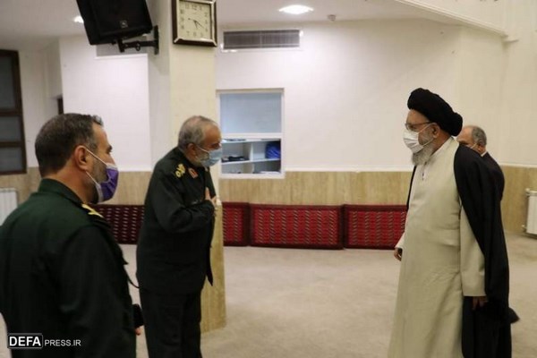دیدار سردار فدوی با آیت الله نور مفیدی در گرگان