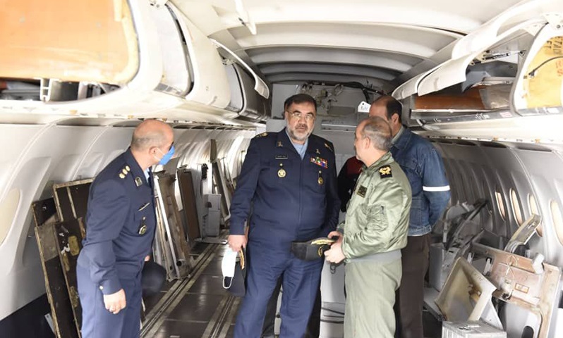 بازدید فرمانده نیروی هوایی ارتش از مرکز بازآماد آشیانه جمهوری اسلامی ایران