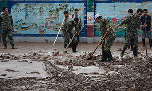 بسیج در کوران حوادث کشور خوش درخشید