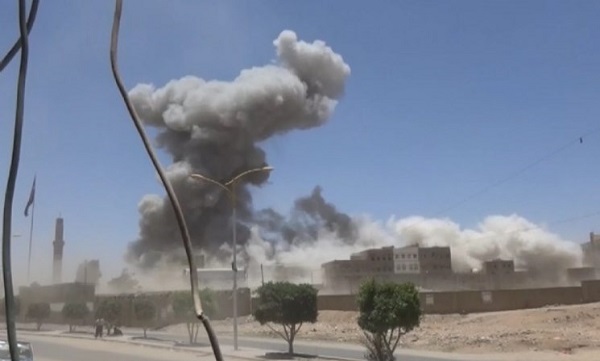 تداوم حملات هوایی ائتلاف سعودی به مناطق مختلف یمن