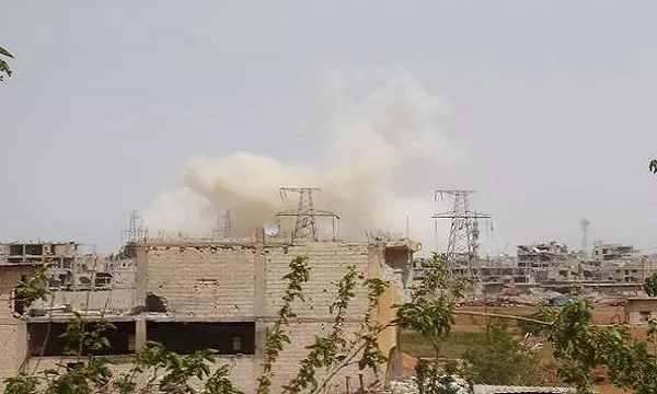 چند انفجار مهیب پایگاه نظامی آمریکا در «التنف» سوریه را لرزاند