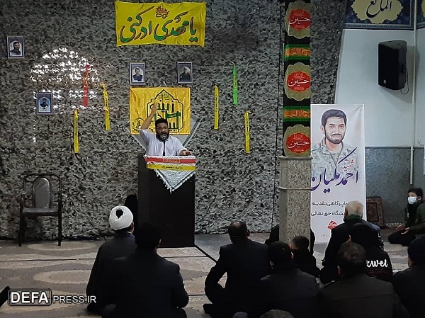 مراسم گرامیداشت سالروز میلاد حضرت زینب (س) در گلزار شهدای مدافع حرم قم+تصاویر
