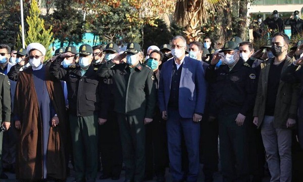 مراسم تشییع پیکر فرمانده یگان حفاظت شهرداری تهران برگزار شد