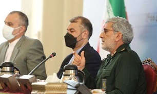 حضور سردار قاآنی در جمع سفرا و رؤسای نمایندگی‌های ایران
