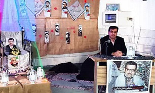 آیین بزرگداشت شهدای فرهنگی و دانش آموز شهرستان کهک قم برگزار شد