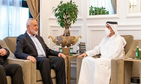 «اسماعیل هنیه» با وزیر خارجه قطر درباره تحولات فلسطین رایزنی کرد