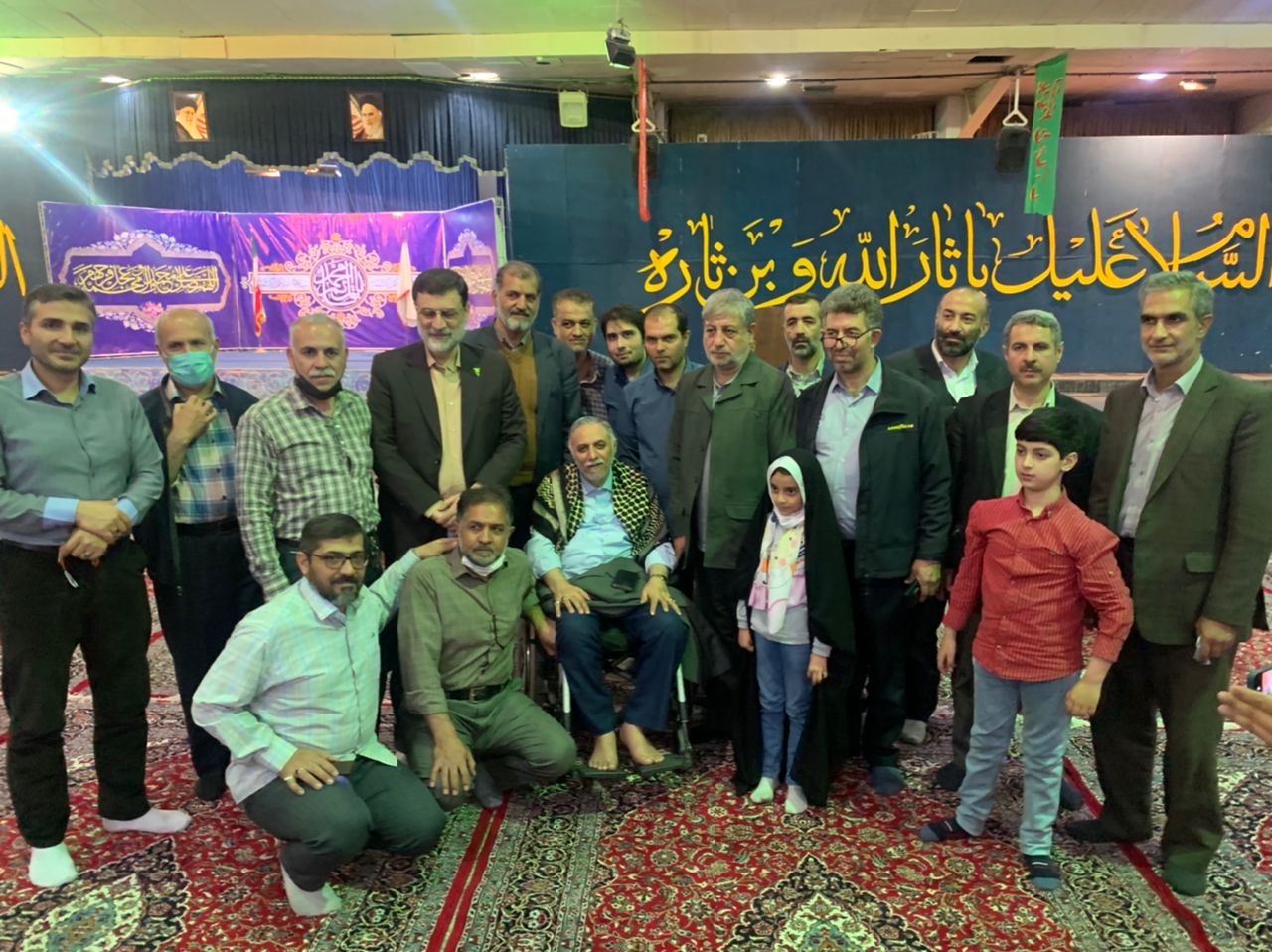 گردهمایی تخریبچی‌ها با رئیس بنیاد شهید در گلزار شهدای بهشت زهرا (س)+ عکس