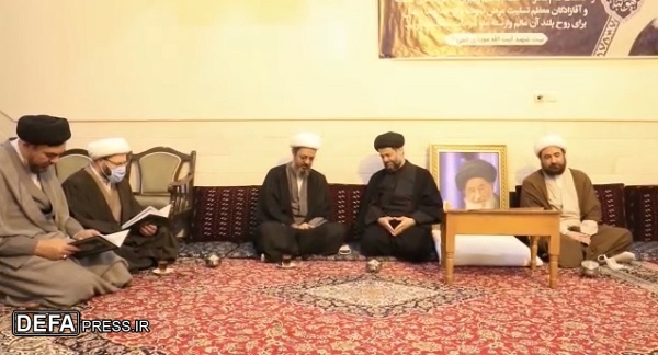 ابلاغ پیام تسلیت دبیرکل حزب الله لبنان به بیت آیت الله علوی گرگانی (ره) + تصاویر