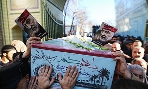 تشییع شهید گمنام در کرمان